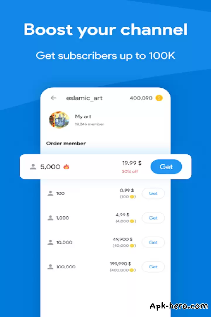 تحميل Membersgram: Get Member & View APK